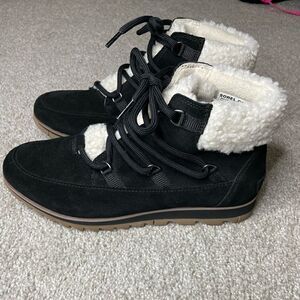 Sorel Harlow Lace Cozy Shearling Boot